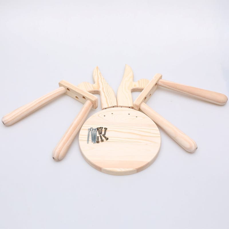 Drewniane Krzesełko Królik dla dziecka 4