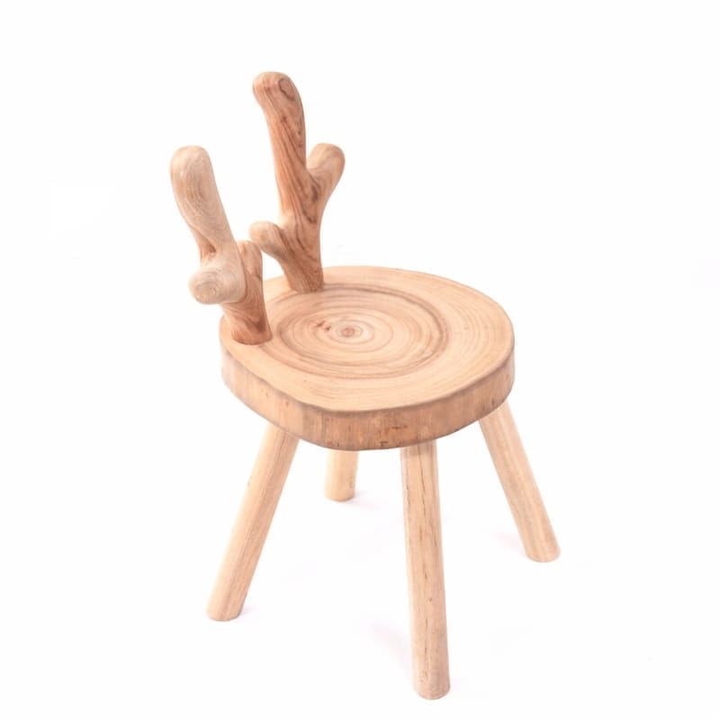 Góralskie drewniane krzesełko Jelonek dla dziecka 2