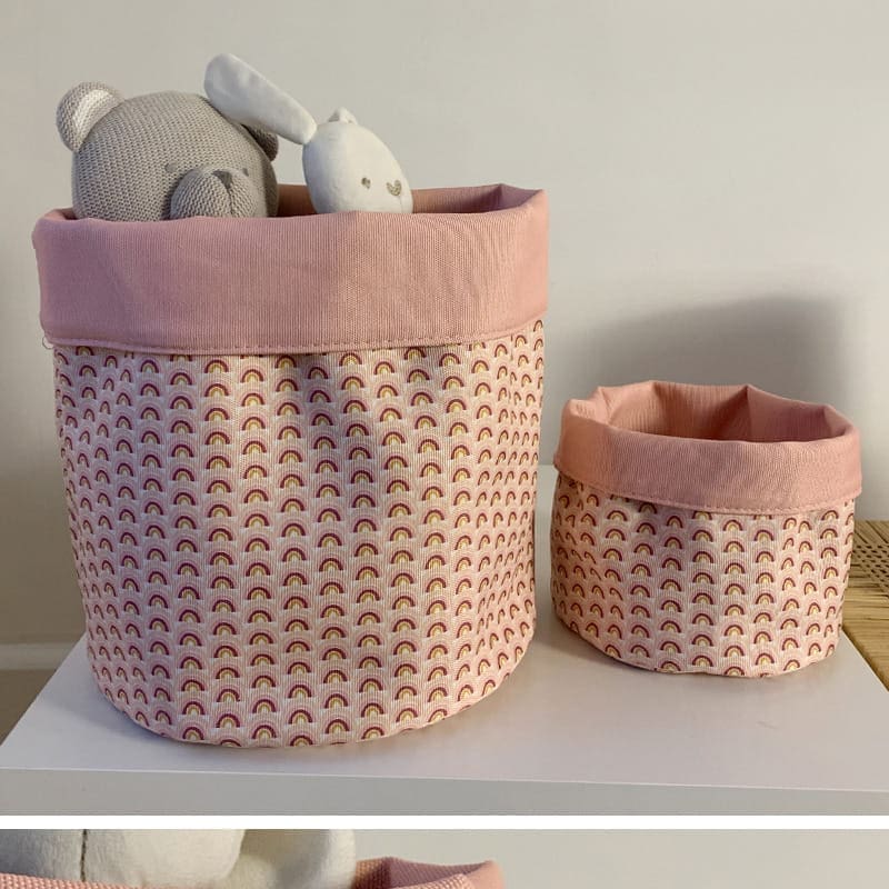 Komplet 2 x kosz pojemnik na zabawki 111