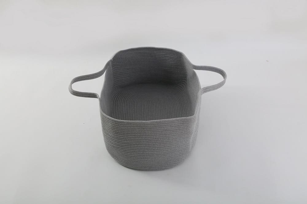 Kosz mojżeszowy szary dla maluszka, nosidełko 2