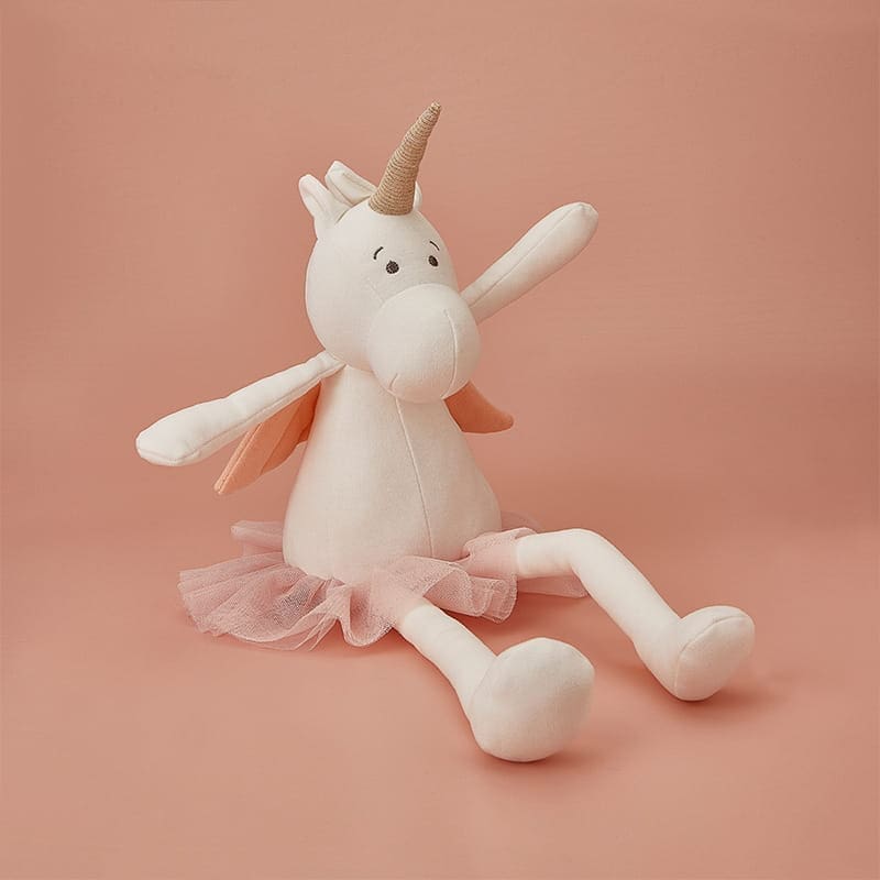 Lalka Baletnica Hipcia Jednorożec Maskotka Przytulanka Ballerina 45cm 2