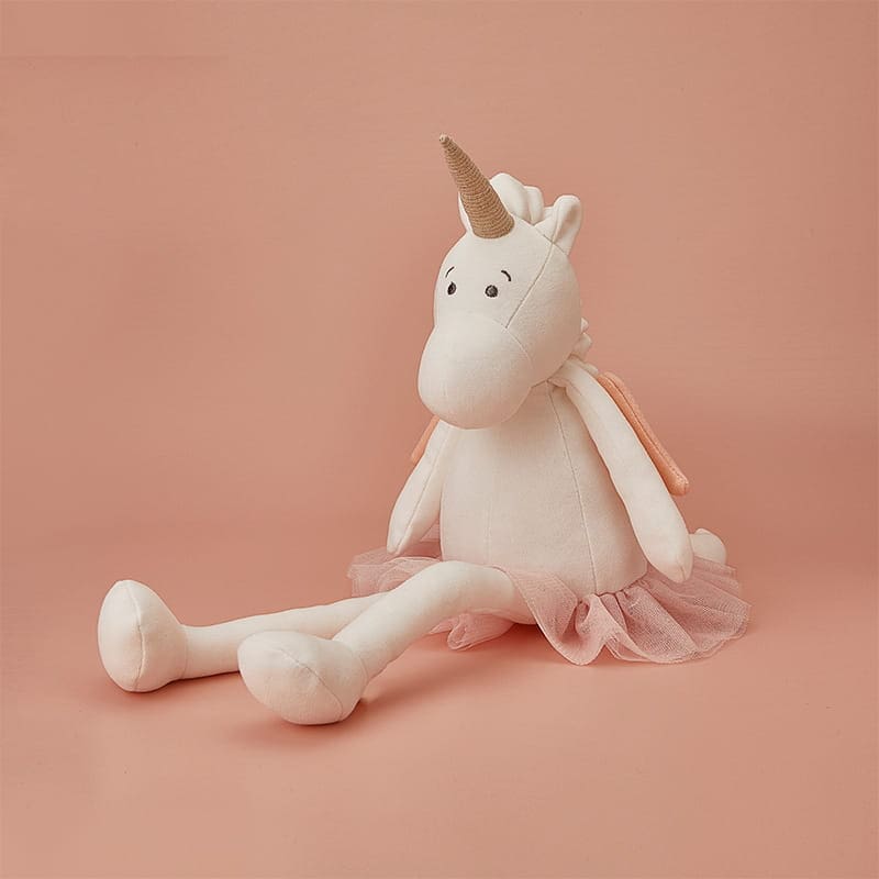 Lalka Baletnica Hipcia Jednorożec Maskotka Przytulanka Ballerina 45cm 5