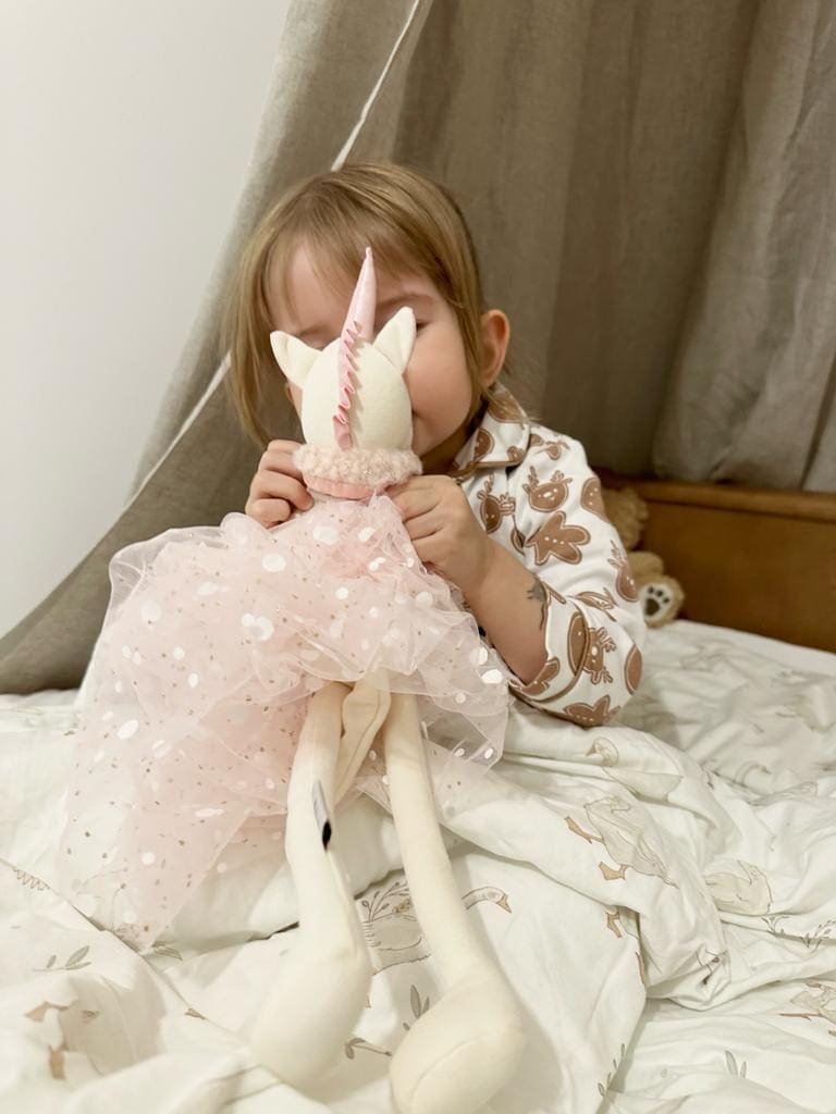 Lalka Baletnica Jednorożec Maskotka Przytulanka Ballerina 38cm 5