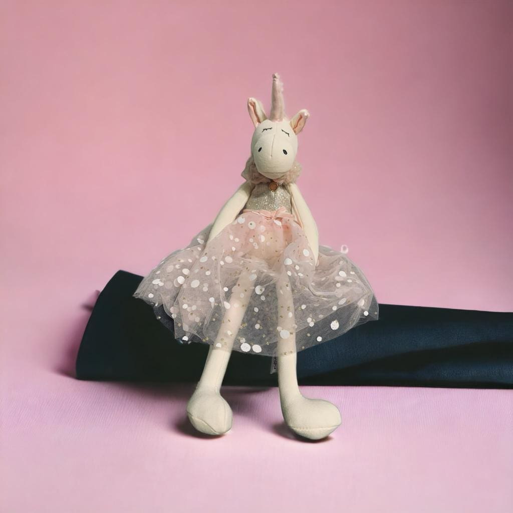 Lalka Baletnica Jednorożec Maskotka Przytulanka Ballerina 38cm 7