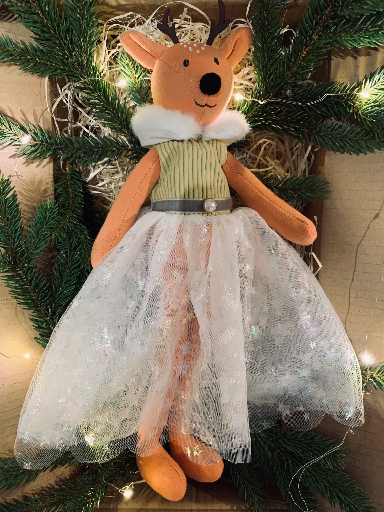 Lalka Baletnica Jelonek Maskotka Przytulanka Ballerina 38cm 1