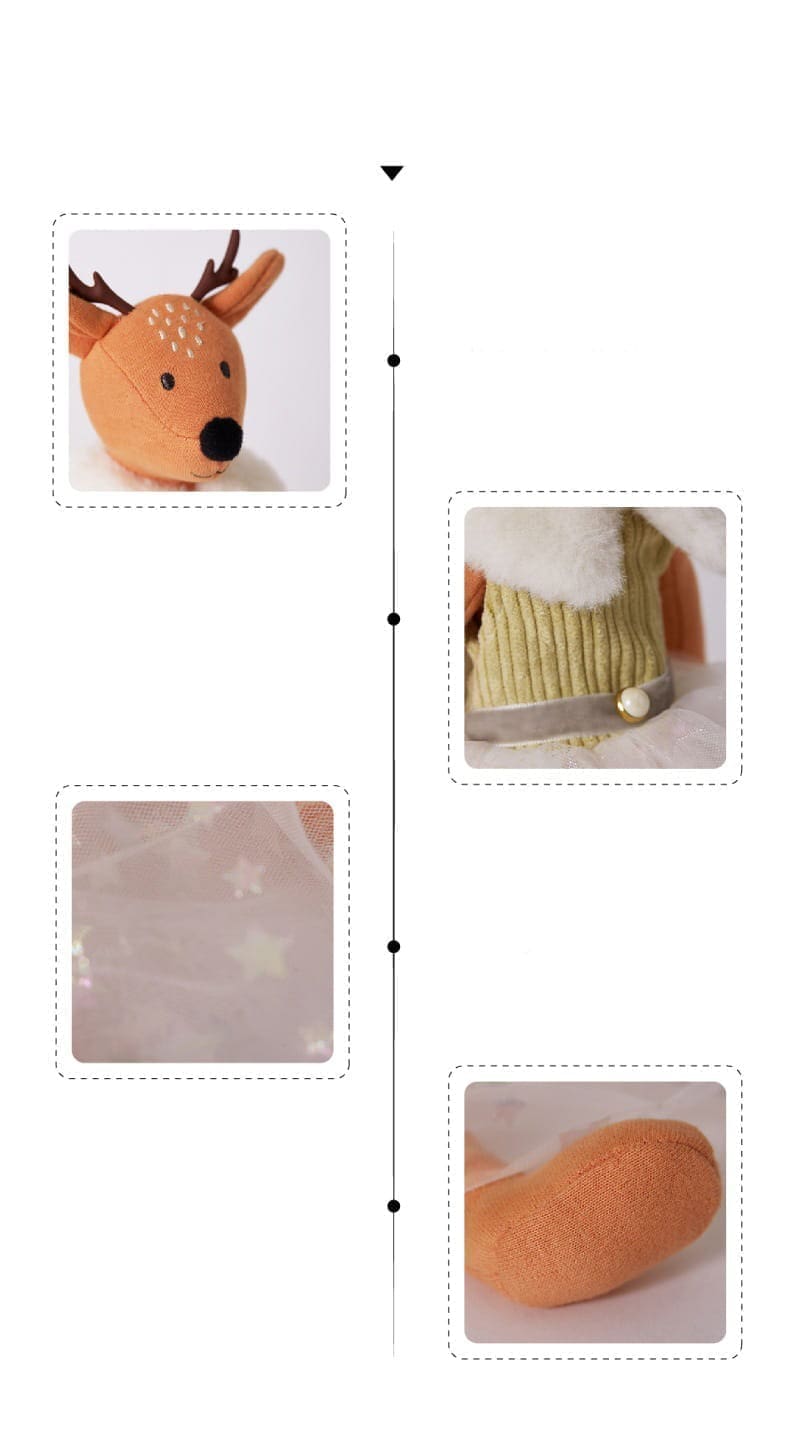 Lalka Baletnica Jelonek Maskotka Przytulanka Ballerina 38cm 9