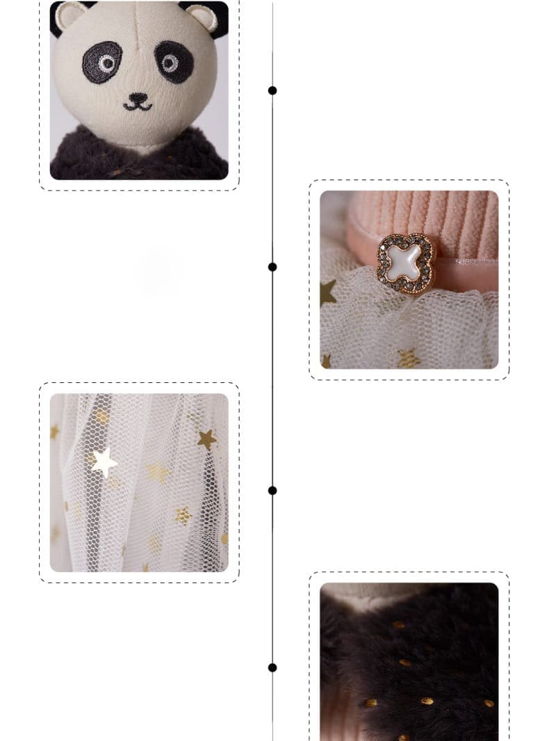 Lalka Baletnica Panda Maskotka Przytulanka Ballerina 7