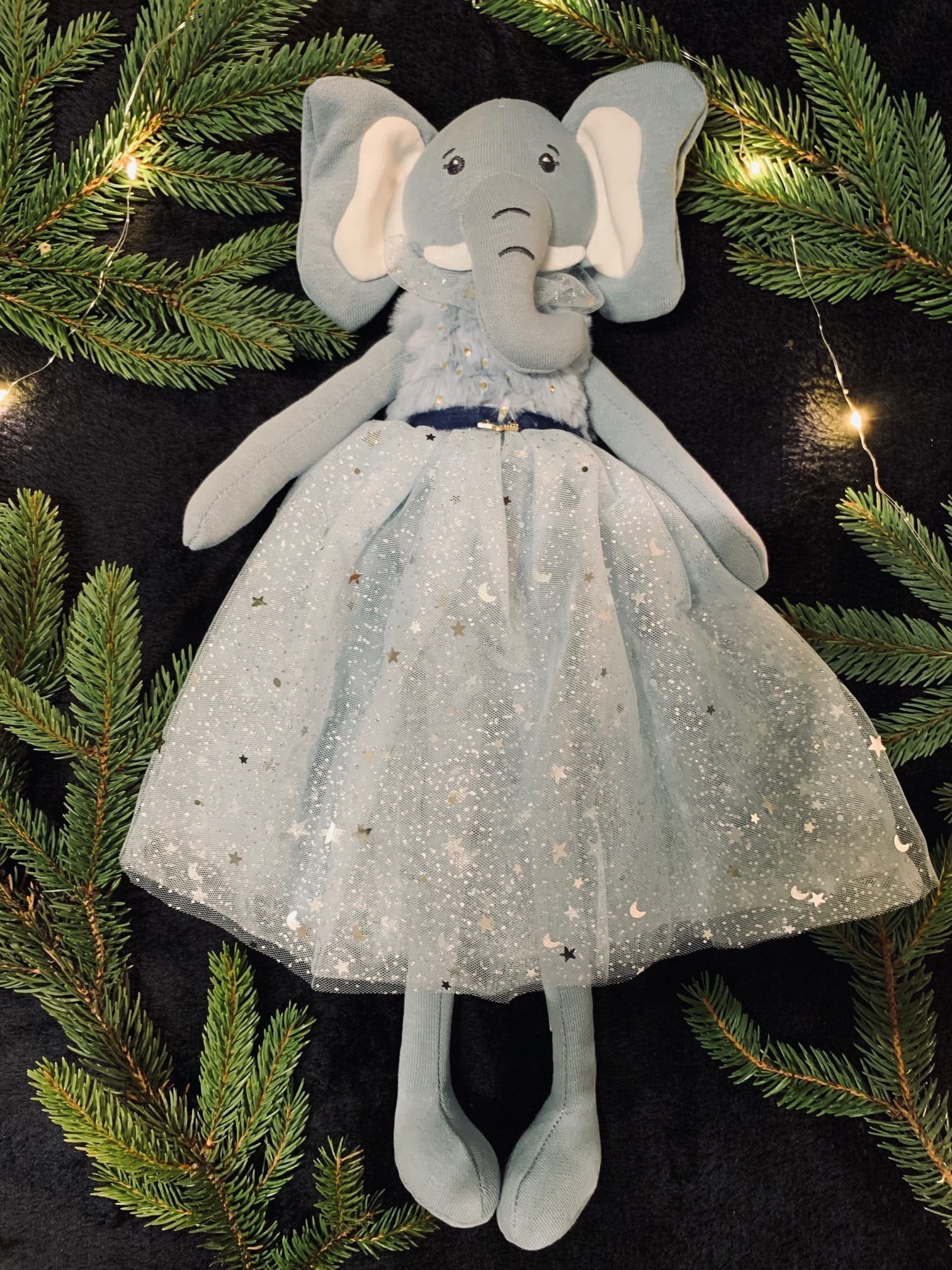 Lalka Baletnica Słonik Maskotka Przytulanka Ballerina 38cm 2