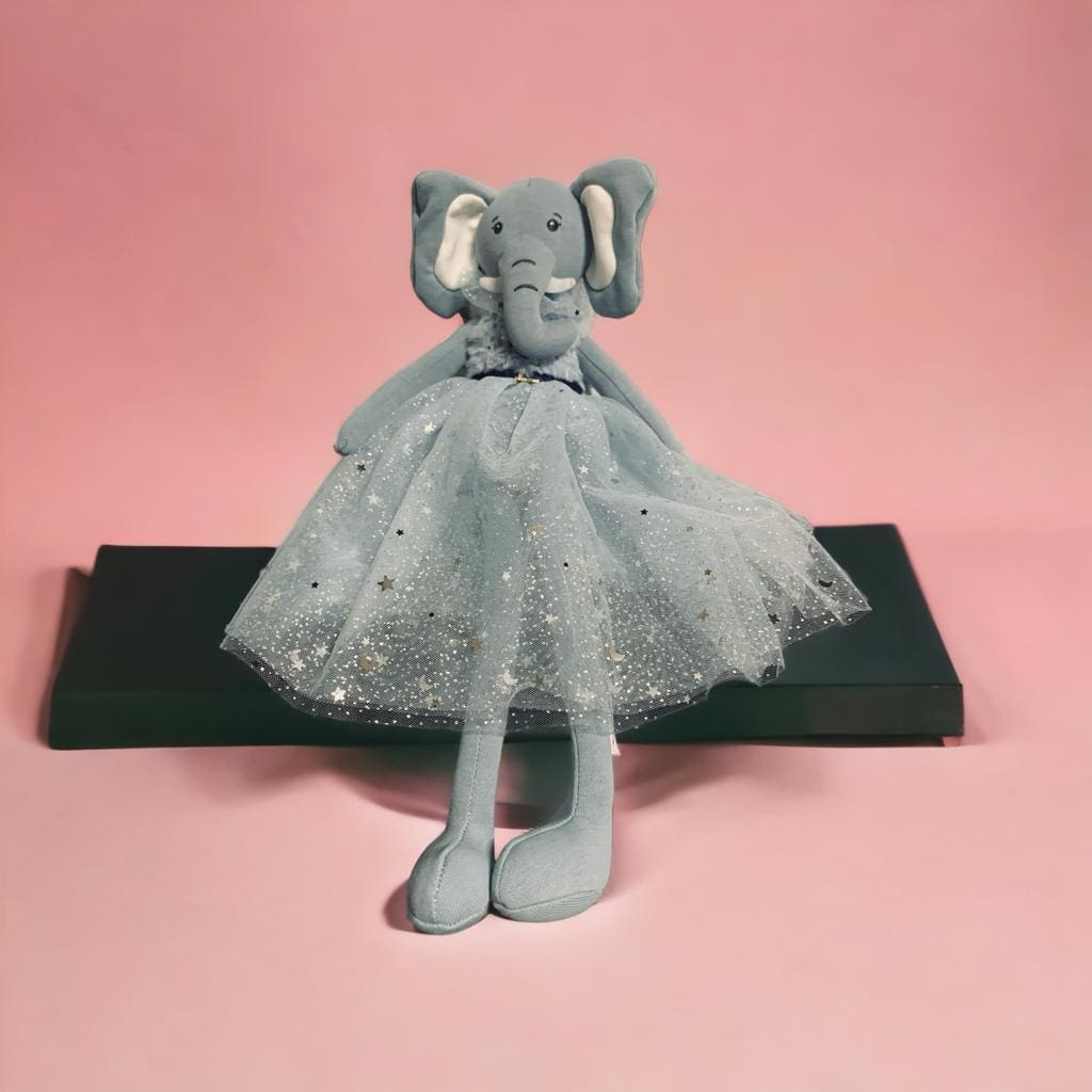 Lalka Baletnica Słonik Maskotka Przytulanka Ballerina 38cm 3