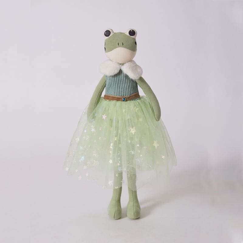 Lalka Baletnica Żabka Maskotka Przytulanka Ballerina 38cm 2