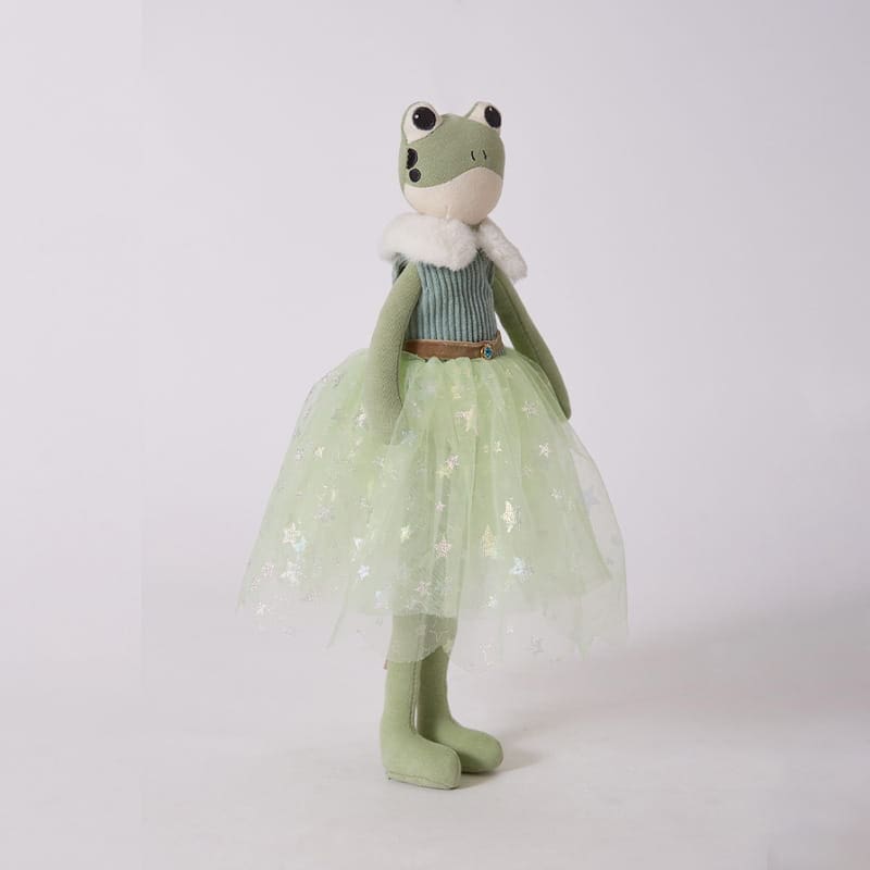 Lalka Baletnica Żabka Maskotka Przytulanka Ballerina 38cm 4