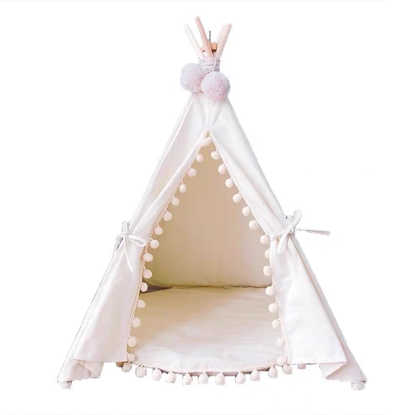 Namiot Tipi biały do zabawy dla dziecka 1