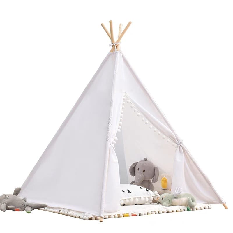 Namiot Tipi biały do zabawy dla dziecka 2