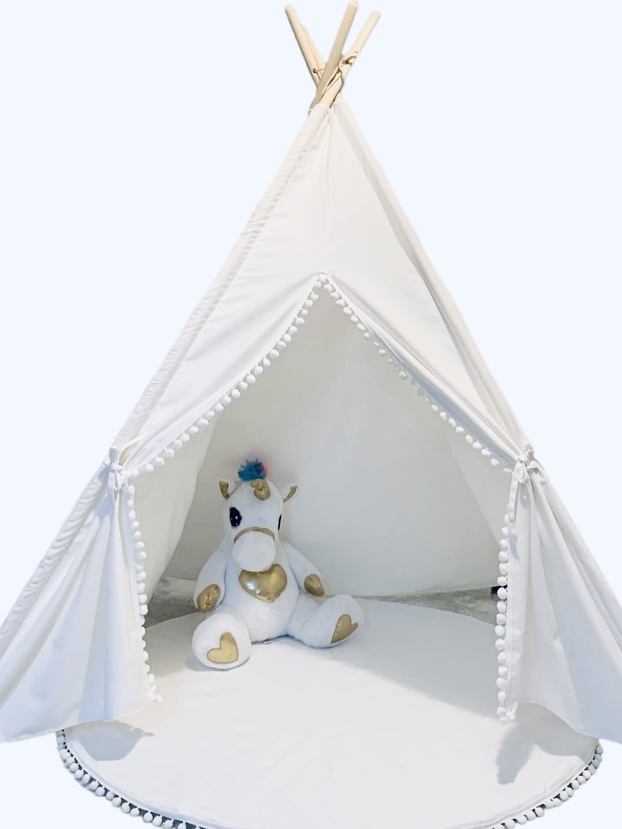 Namiot Tipi biały do zabawy dla dziecka 3