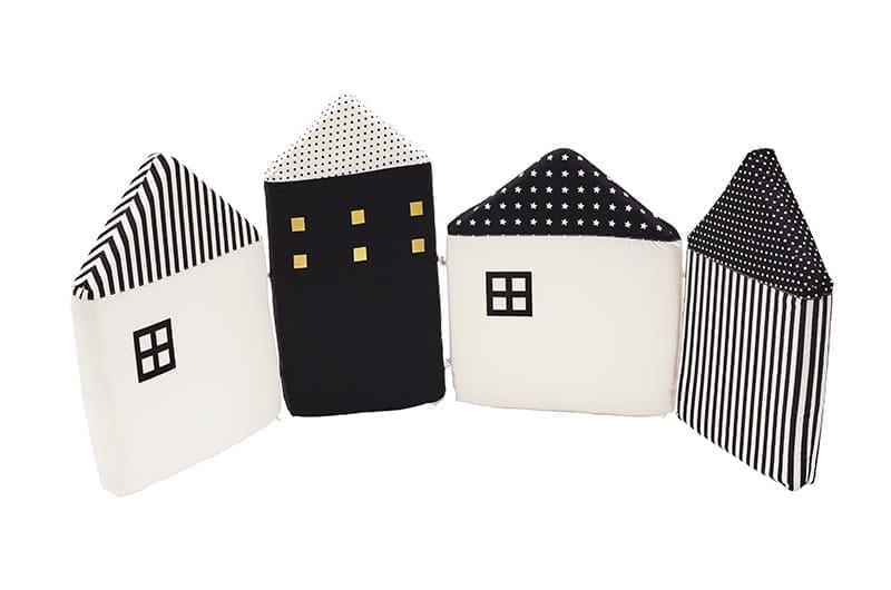 Ochraniacz modułowy Domki do łóżeczka 120x50cm 22