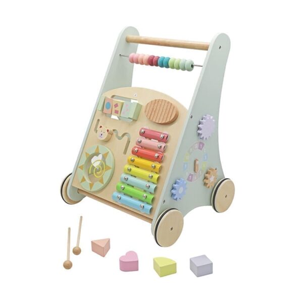 Drewniany chodzik pchacz